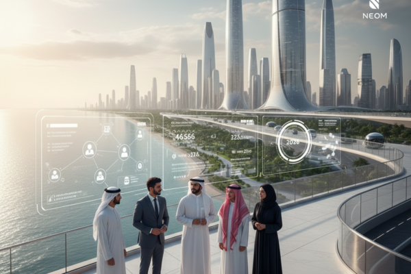 صورة توضيحية لـ دليل العمل والحياة في نيوم 2026: الفرص، الرواتب، وكيفية التقديم