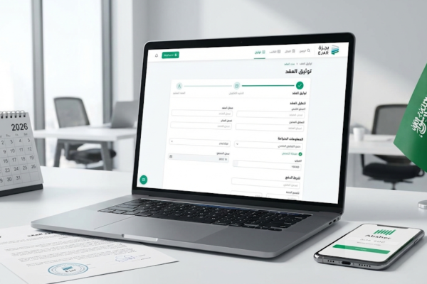 صورة توضيحية لـ دليل توثيق العقود الإيجارية السكنية عبر منصة إيجار: الخطوات والشروط 2026